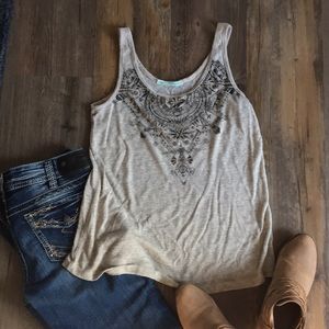 Maurice’s grey beaded top
